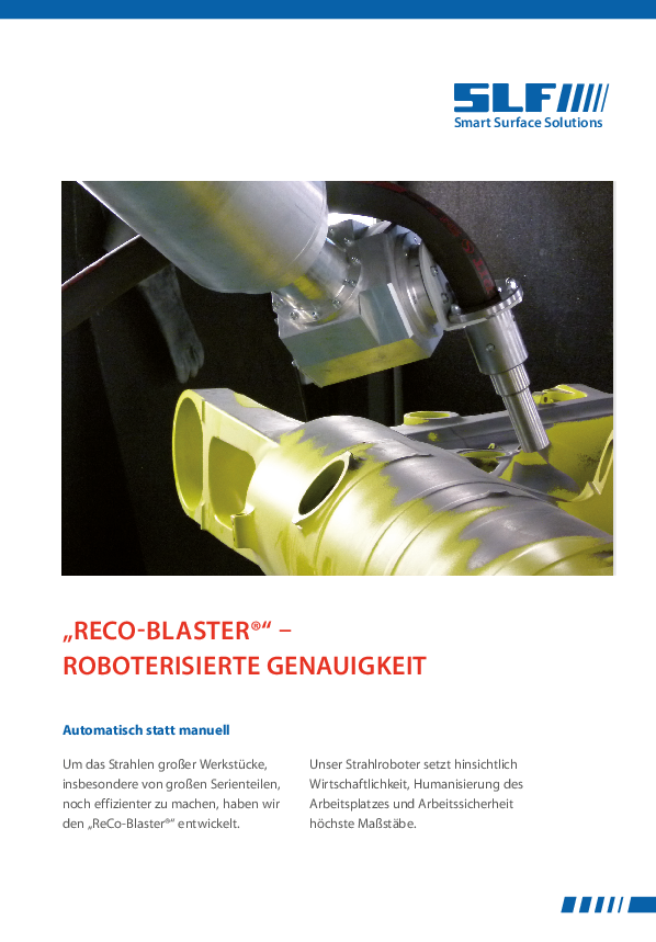 Laden Sie sich hier alle Details zum Strahlroboter ReCo-Blaster herunter!
