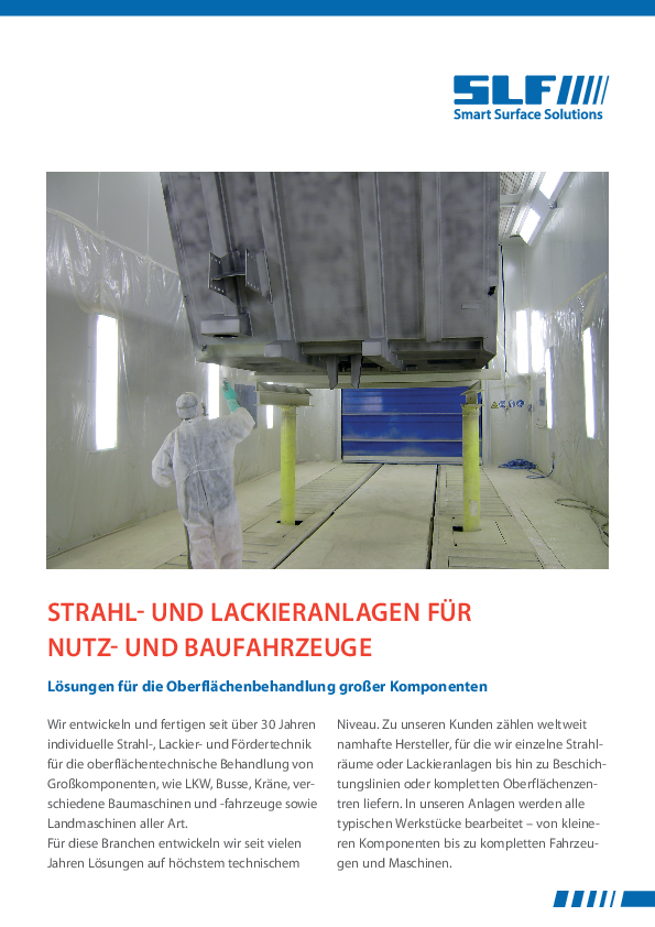 Alle Informationen zur SLF-Oberflächentechnik für den Nutzfahrzeugbau finden Sie hier