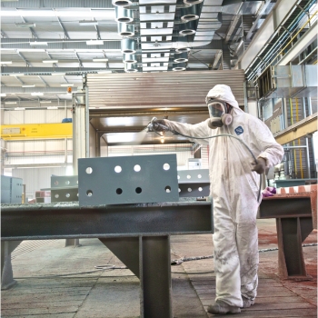 [Translate to Englisch:] Wir sind die Spezialisten für Oberflächentechnik für den Stahlbau