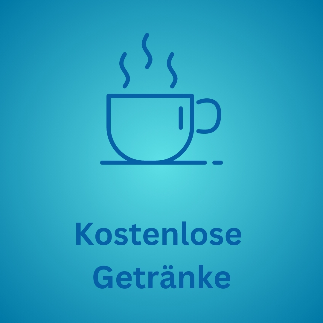 Wir bieten Kaffee, Tee und Wasser kostenlos für unsere Mitarbeiter an!